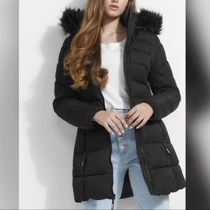 Guess Black Puffer Jacket